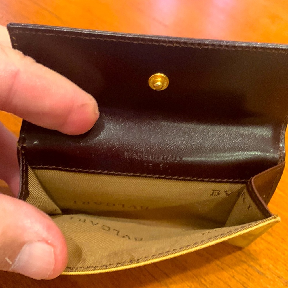 Bulgari authentic change purse from Italy. Google this